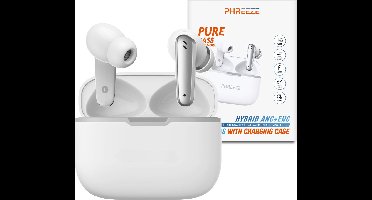Draadloze Oordopjes Noise Cancelling - Bluetooth Oordopjes - Draadloze oortjes - Oortjes draadloos - Wit