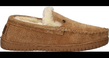 Warmbat Grizzly Suede Heren Sloffen - Cognac