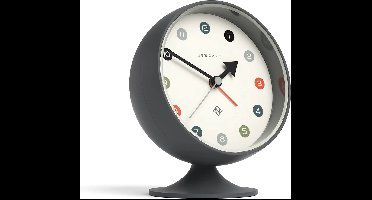 Newgate Spheric Alarm Klok - Grijs