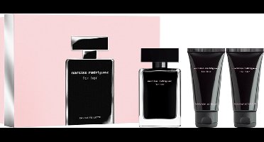 Narciso Rodriguez for Her eau de toilette 50 ml + body lotion 50 ml + shower gel 50 ml - Geschenkset Dames