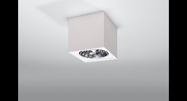 Sollux Lighting Plafondlamp Seida - 14x14x14cm - GU10/ES111 - wit - keramiek