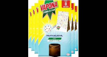 6x Vapona Fruitvliegjesval 40 ml