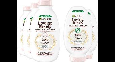 Garnier Loving Blends Milde Haver - Shampoo 3x 300 ml & Conditioner 2x 250 ml – Pakket