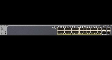 NETGEAR GS728TP - Netwerk Switch - Smart Managed - 1 Gbps - PoE Switch -24 poorten
