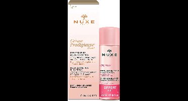 Nuxe Crème Prodigieuse Multi-Correction Silky Cream + Micellar Water - 40 ml - 50 ml (voor normale tot droge huid)