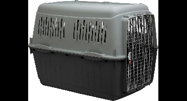 Duvoplus - Reisbench - Hond - Bracco Eco Travel Box 8 118x81x88cm - Max. 45-100kg Grijs/groen - 1st