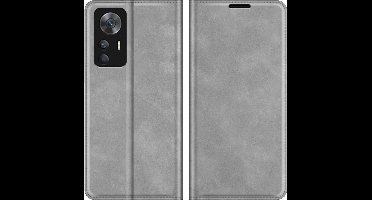 Xiaomi 12T/12T Pro Magnetic Wallet Case - Grey