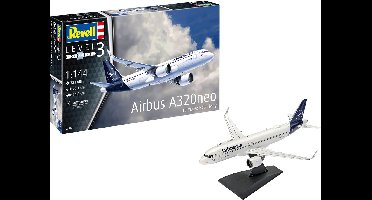 Revell Modelbouwpakket Vliegtuigen - 03942 Airbus A320neo - Lufthansa - New Livery Plastic - 1:144 - Modelbouw