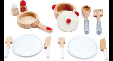 Hape Houten Kook & Serveerset