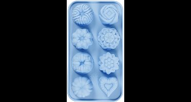 Creotime Siliconen Vormen 45 X 40 Cm Blauw