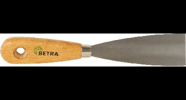 Betra Plamuurmes - werkbreedte 40 mm - conisch geslepen staal - houten greep