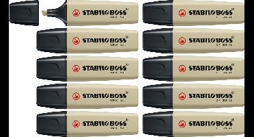 STABILO BOSS ORIGINAL - Markeerstift - Modder Groen - Doos 10 stuks