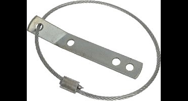 Veiligheidskabel ongeremd met strip