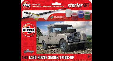 Airfix Modelbouwpakket Auto - 55012 Land Rover Series 1 Pick-Up - Starter Set Plastic - 1:43 - Modelbouw