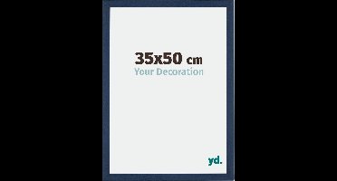 Your Decoration - Fotolijst 35x50 cm - MDF - Donkerblauw Geveegd - Mura