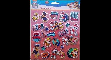 Paw Patrol Foam Stickers "Top Pups" +/- 22 Stickers