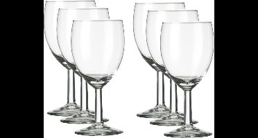Royal Leerdam Wijnglazen - 24x stuks - voor witte en rode wijn - 240 ml - 20 cl