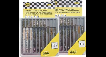 Benson Decoupeerzaagbladen - zaagbladen set - 2x 10-delig