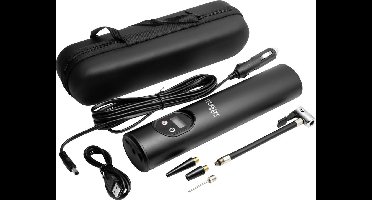 Technaxx TX-157 Compressor - Luchtcompressor tot 8 bar - Bandenpomp - Elektrische Fietspomp - Ballenpomp - Incl. 1 accu & Opbergbox