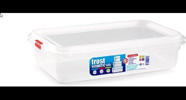 Plasticforte vershoudbakje - met deksel - 26 x 18 x 7 cm - 1.6L - meal prep bakjes