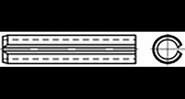 TOOLCRAFT TO-6866136 Spanhulzen Verenstaal 200 stuk(s)