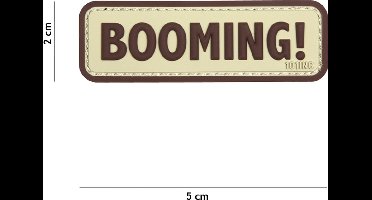101 Inc Embleem 3D Pvc Booming! Beige  18049