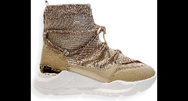 Zerba - Dames Sneakers - Maat 38 - Beige - Senigallia