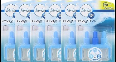 Ambi Pur 3volution – Electric Refill Ocean Mist - 6 stuks