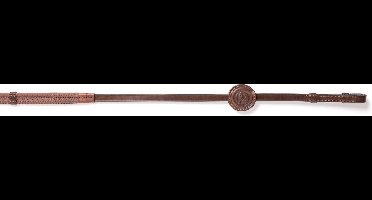 Trust Teugels Maastricht rubber 7 stops Bruin/silver - Full | Zwart | Teugels paard