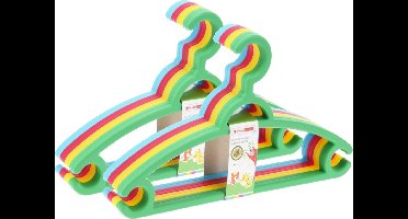 Storage Solutions kledinghangers kids - 16x - kunststof - multicolor