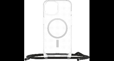 Geschikt voor OtterBox Apple iPhone 15 Necklace Hoesje Geschikt voor Mag met Koord - Transparant