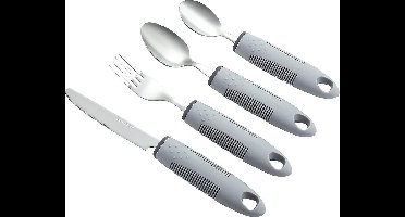 Bestek-Set "SOFT" | Verdikt handvat | Met comfortabele soft grip | Complete set