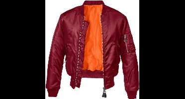Brandit - MA1 Bomber jacket - XL - Bordeaux rood