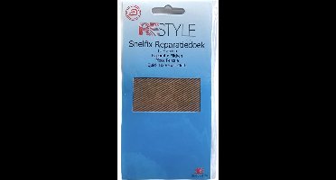 Restyle Strijkbaar Reparatiedoek - Bruin - 11 x 36 cm - Voor reparatie