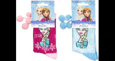 Frozen Sokken set van 2 met Pompon - maat 31/34