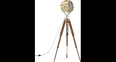 LuxeLivin' - Vloerlamp driepoot 165 cm massief mangohout