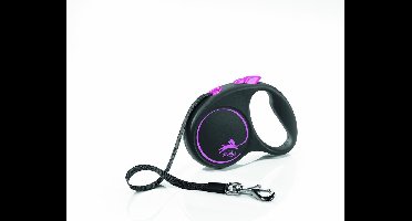 Flexi Rollijn Black Design Tape Roze