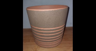 Mica  Decorations 5 stuks Bloempot rond conical D19 x H18cm