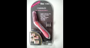 Shinelco - Mini-Epilator/Tondeuze op batterijen en met kleine borstels