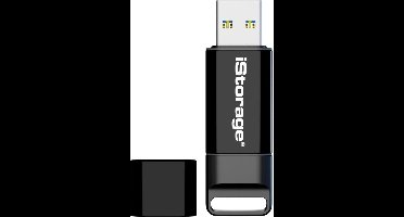 iStorage datAshur BT - USB-stick - 128GB - Bluetooth - USB - Zwart