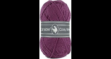 Durable Cosy fine plum (249) - acryl en katoen garen - 5 bollen van 50 gram