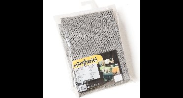 Tafelkleed buiten rond- Margherita grijs - 160cm