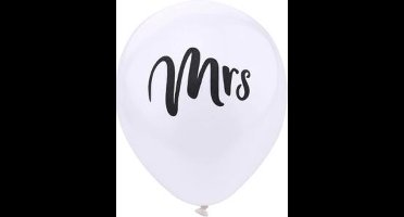 ballon huwelijk Mrs 10 stuks kindercrea