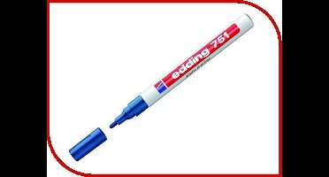 Lakmarker Edding 751 Blauw 1-2mm