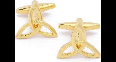 Manchetknopen - Keltische Driehoek Goudkleurig