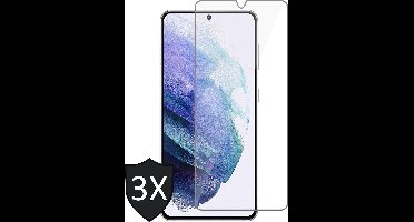 Screenprotector geschikt voor Samsung S21 Plus - 3x Glas Screen Protector