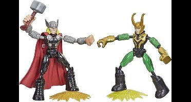 Marvel Avengers Bend N Flex Thor vs Loki - Speelfiguur