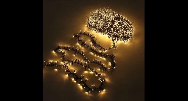 Groenovatie LED Kerstverlichting - Cluster - 10 Meter - 500 Lampjes - IP44 - Extra Warm Wit