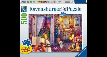 Ravensburger puzzel Knusse badkamer - Legpuzzel - 500 stukjes