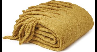 Meyco Home Uni plaid - honey gold